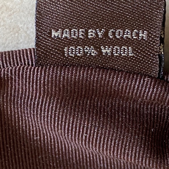 Coach wool wristlet. - Picture 9 of 16